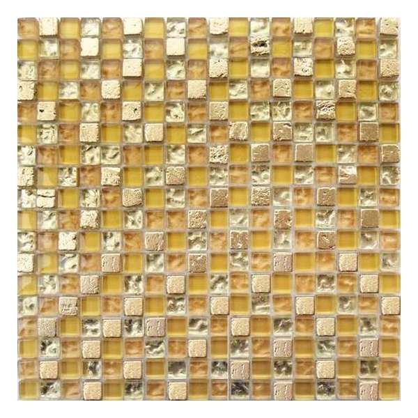 Alfa Mosaico Mozaiek Fantasia mix goud travertine/glas 1,5x1,5x0,8 cm - Mix, Goud Prijs per 1 matje. Alfa Mosaico Mozaiek Fantasia mix goud travertine/glas 1,5x1,5x0,8 cm - Mix, Goud Prijs per 1 matje.