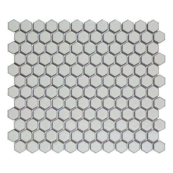 0,78m² - Mozaiek Tegels - Barcelona Hexagon Licht Grijs 2,3x2,6 0,78m² - Mozaiek Tegels - Barcelona Hexagon Licht Grijs 2,3x2,6