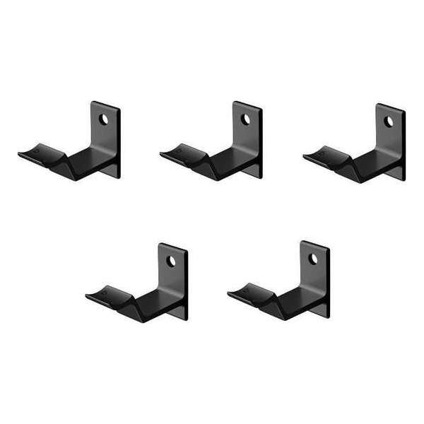 Leuninghouder zwart - Keilboutbevestiging - Hol zadel Hermeta - 3543-18 - 5 stuks Leuninghouder zwart - Keilboutbevestiging - Hol zadel Hermeta - 3543-18 - 5 stuks