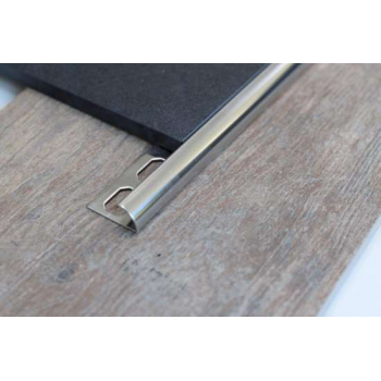 PRO++ RVS Kwartrond Profiel 30 stuks 11mm X 3000mm tegelprofiel hoekprofiel geborsteld mat