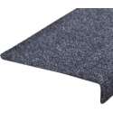 vidaXL Trapmatten 15 st 65x25 cm naaldvilt blauw  VDXL_134566