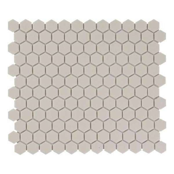 0,78m² -Mozaiek tegel London Hexagon Wit 2,3x2,6 0,78m² -Mozaiek tegel London Hexagon Wit 2,3x2,6