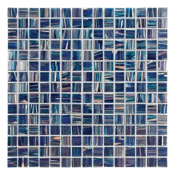 1,04m² - Mozaiek Tegels - Amsterdam Vierkant Donker Blauw 2x2 1,04m² - Mozaiek Tegels - Amsterdam Vierkant Donker Blauw 2x2