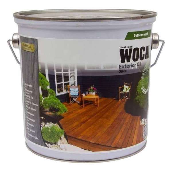 Woca Exterior Oil Zoutgroen - 2.5 liter Woca Exterior Oil Zoutgroen - 2.5 liter