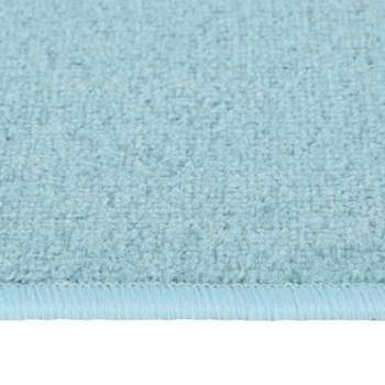 vidaXL Bedtapijten shaggy hoogpolig 3 st turquoise