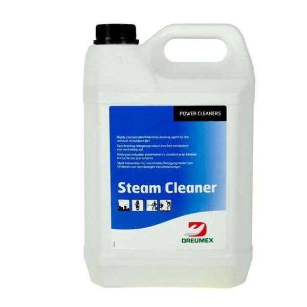 Dreumex Steam Clean 5 Liter / Power Cleaner - Reinigingsmiddel - Vloerreiniger - Verwijder zware vuil Dreumex Steam Clean 5 Liter / Power Cleaner - Reinigingsmiddel - Vloerreiniger - Verwijder zware vuil