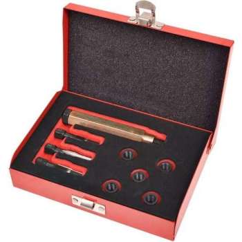 Gloeibougie draad reparatie set M9 x 1,0 mm 9-delig
