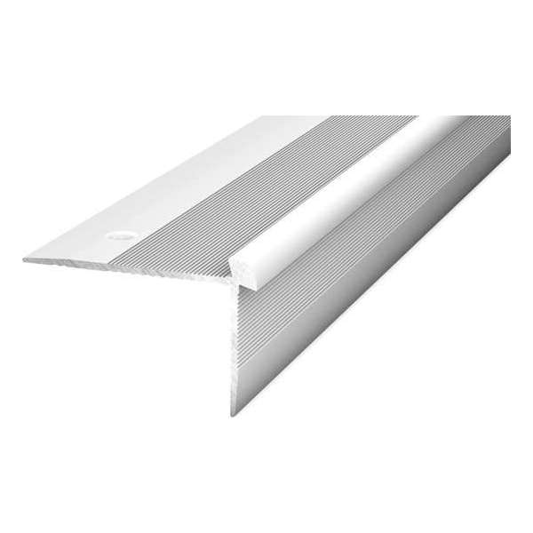 Aluminium trapprofiel geboord - L-profiel - 40mm x 2,50m Aluminium trapprofiel geboord - L-profiel - 40mm x 2,50m