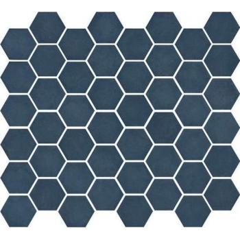 1m² -Mozaiek Valencia Hexagon Blauw Mat 4,3x4,9