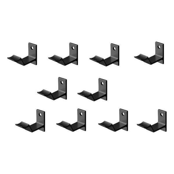 Leuninghouder zwart - Keilboutbevestiging - Hol zadel Hermeta - 3543-18 - 10 stuks Leuninghouder zwart - Keilboutbevestiging - Hol zadel Hermeta - 3543-18 - 10 stuks