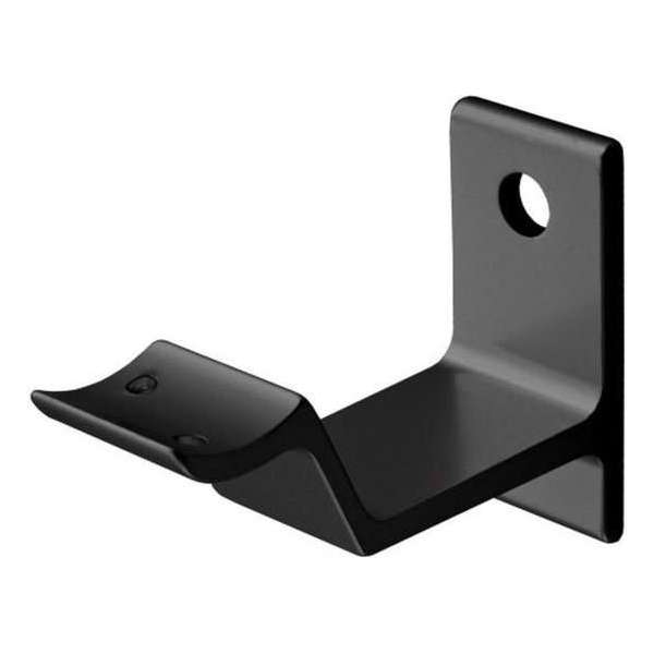 Leuninghouder zwart - Keilboutbevestiging - Hol zadel Hermeta - 3543-18 - 1 stuks Leuninghouder zwart - Keilboutbevestiging - Hol zadel Hermeta - 3543-18 - 1 stuks