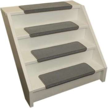 Trapmatten 15x Elite Licht-Grijs 65x22x3,5 Recht
