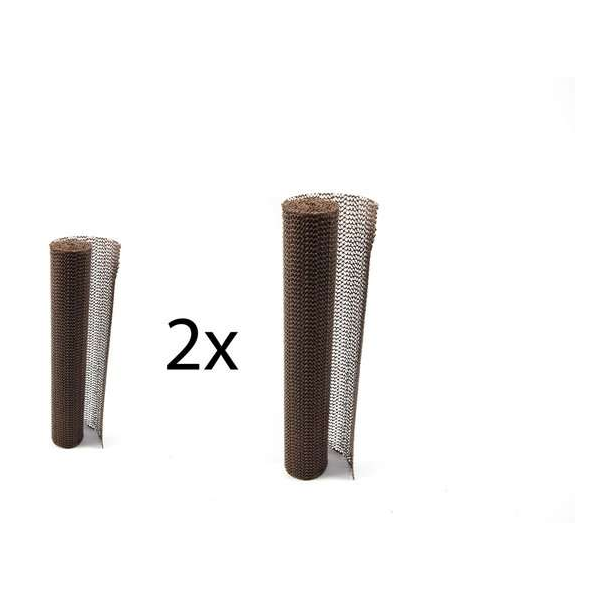 2x Non Slip Gripmat – Bruin – 30x150cm | Niet Klevende Antislipmat Gaas Patroon voor Bureaus en Keukenlades 2x Non Slip Gripmat – Bruin – 30x150cm | Niet Klevende Antislipmat Gaas Patroon voor Bureaus en Keukenlades
