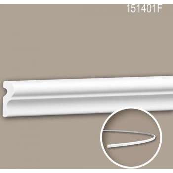 Wandlijst 151401F Profhome Lijstwerk flexibele lijst Sierlijst neo-classicisme stijl wit 2 m