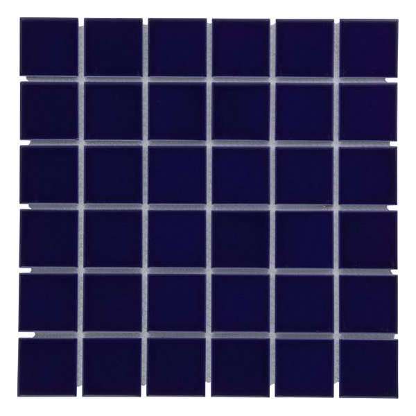 0,95m² - Mozaiek Tegels - Barcelona Vierkant Donker Blauw 4,8x4,8 0,95m² - Mozaiek Tegels - Barcelona Vierkant Donker Blauw 4,8x4,8