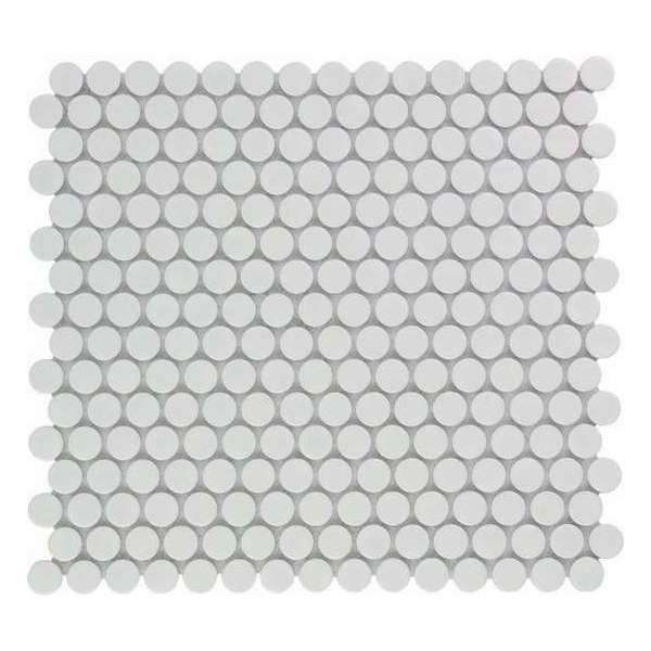 0,93m² -Mozaiek Coins Venice Extra Wit 0,93m² -Mozaiek Coins Venice Extra Wit