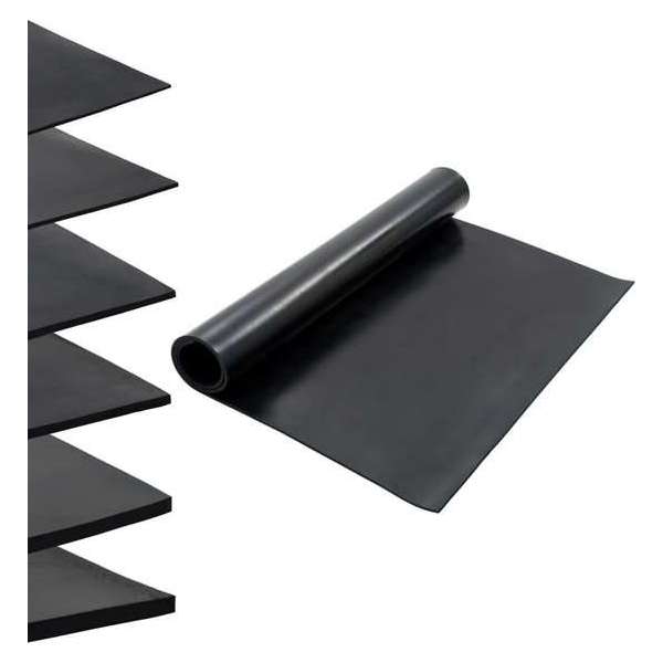 Vloermat anti-slip 12 mm 1,2x2 m rubber glad Vloermat anti-slip 12 mm 1,2x2 m rubber glad