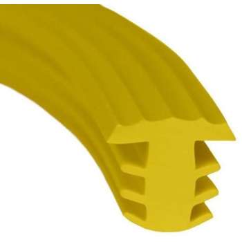 Traptrede Profiel Rubber Geel, 25 Meter