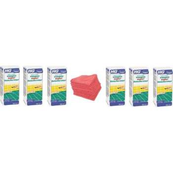 HG wand- en vloervoegen super beschermer Doos 6 Stuks + 10 Microvezeldoeken