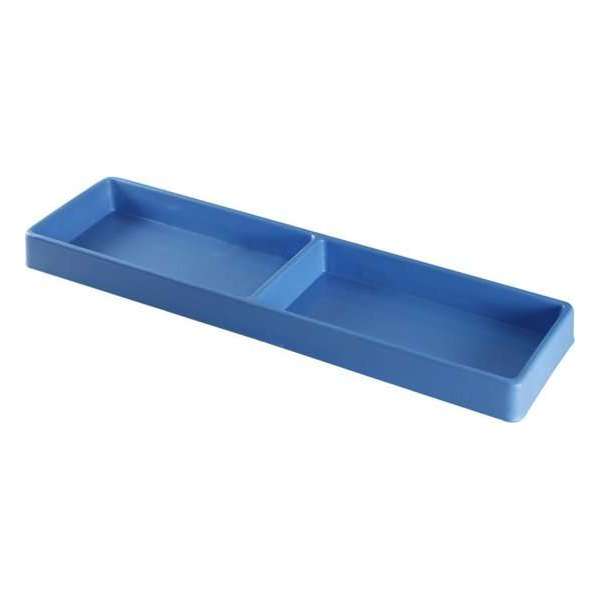 Datona® Vakverdeling lang met 2 compartimenten - 5 stuks - Blauw Datona® Vakverdeling lang met 2 compartimenten - 5 stuks - Blauw
