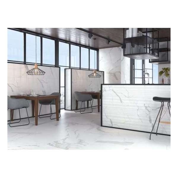 1,13m² - vloer-en wandtegels Statuario Mat 75x75 rett 1,13m² - vloer-en wandtegels Statuario Mat 75x75 rett