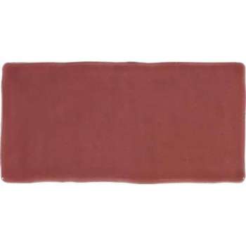 Keramische tegel Marnay Garnet- 7,5x15 - Woodson and Stone - garnet rood