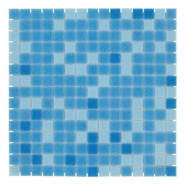 1,04m² - Mozaiek Tegels - Amsterdam Vierkant Blauw Mix 2x2 1,04m² - Mozaiek Tegels - Amsterdam Vierkant Blauw Mix 2x2