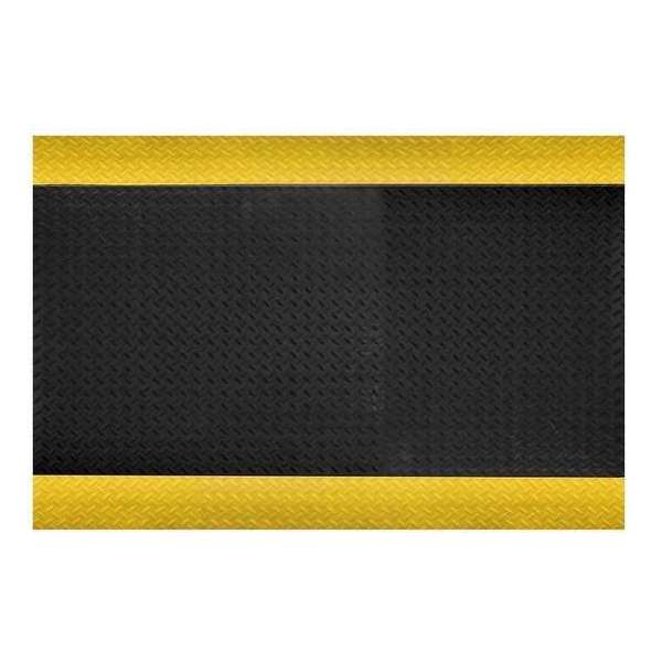 Ergonomische werkplaatsmat op rol per meter bestelbaar - Aflopende gele rand - Breedte 60 cm - Dikte 15 mm Ergonomische werkplaatsmat op rol per meter bestelbaar - Aflopende gele rand - Breedte 60 cm - Dikte 15 mm