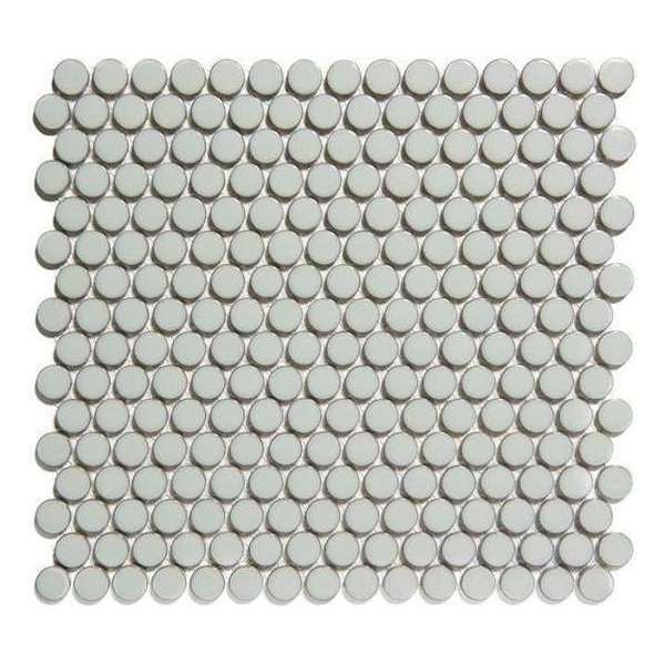0,93m² -Mozaiek Coins Venice Licht grijs met rand 0,93m² -Mozaiek Coins Venice Licht grijs met rand