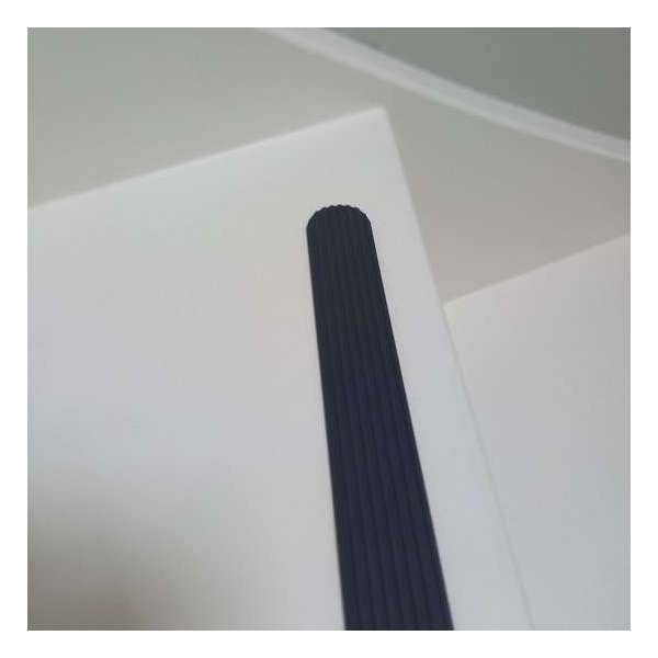 Antislip traptape met ronde uiteinden ANTRACIET- 3 strips van 28 mm breed x 85 cm lang Antislip traptape met ronde uiteinden ANTRACIET- 3 strips van 28 mm breed x 85 cm lang