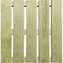 30 st Terrastegels 50x50 cm FSC hout groen