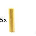 5x Non Slip Gripmat – GEEL – 30x150cm | Niet Klevende Antislipmat Gaas Patroon voor Bureaus en Keukenlades
