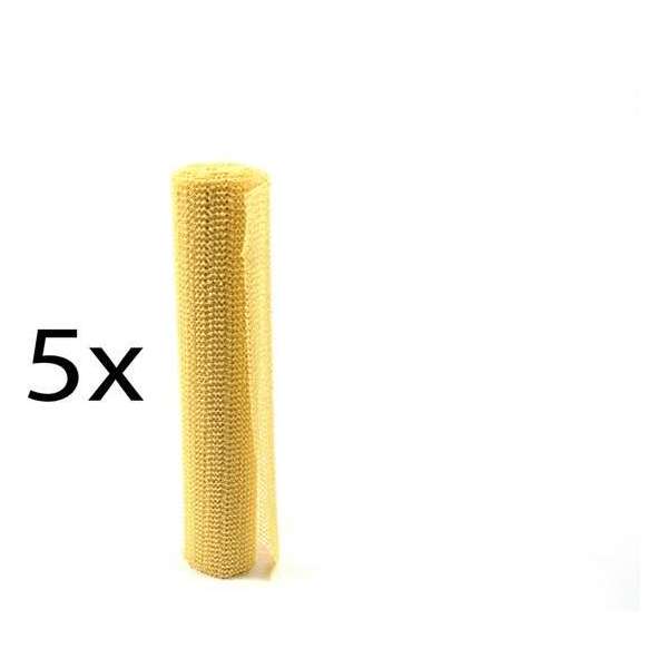 5x Non Slip Gripmat – GEEL – 30x150cm | Niet Klevende Antislipmat Gaas Patroon voor Bureaus en Keukenlades 5x Non Slip Gripmat – GEEL – 30x150cm | Niet Klevende Antislipmat Gaas Patroon voor Bureaus en Keukenlades