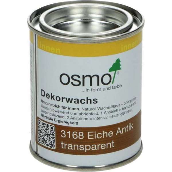 Decorwas - Osmo - TR3168 - Eiken Antiek - Kant-en-Klaar - 0,125L Decorwas - Osmo - TR3168 - Eiken Antiek - Kant-en-Klaar - 0,125L