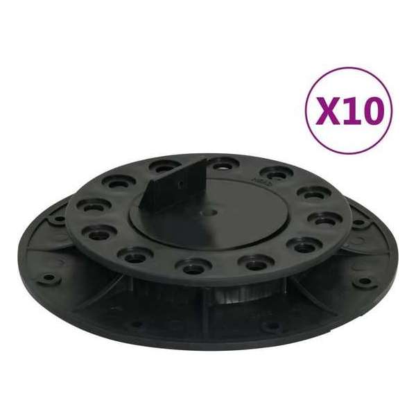 vidaXL Terrasdragers verstelbaar 10 st 20-30 mm