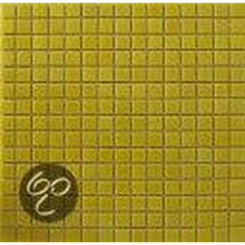 Alberello Mozaiek Glas geel 2,0x2,0x0,4 cm -  Geel Prijs per 1,39 m2.