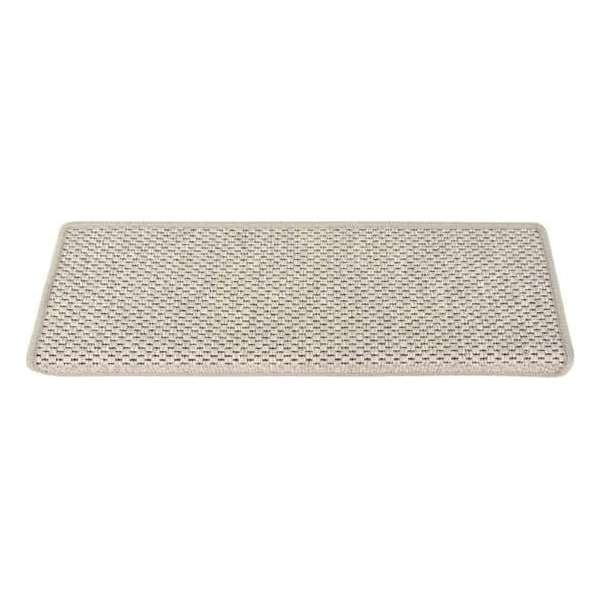 Trapmatten zelfklevend 15 st sisal-look 65x25 cm zilverkleurig Trapmatten zelfklevend 15 st sisal-look 65x25 cm zilverkleurig