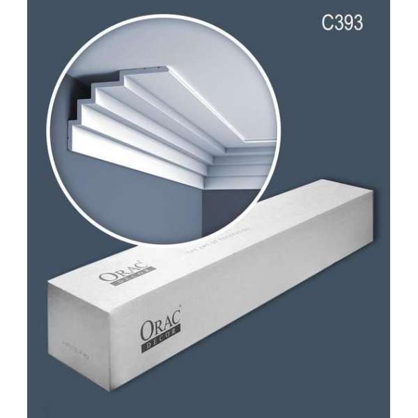 Orac Decor C393 MODERN STEPS 1 doos 7 stukken Kroonlijst 14 m Orac Decor C393 MODERN STEPS 1 doos 7 stukken Kroonlijst 14 m
