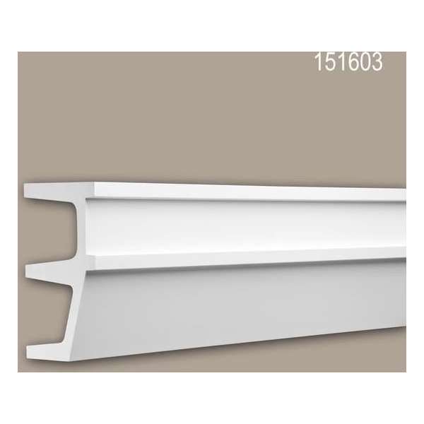 Wandlijst 151603 Profhome Lijstwerk Sierlijst Frieslijst modern design wit 2 m Wandlijst 151603 Profhome Lijstwerk Sierlijst Frieslijst modern design wit 2 m