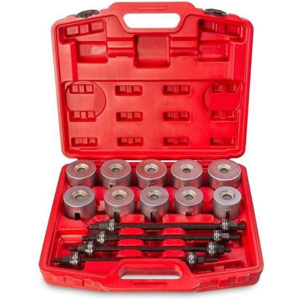 hanSe® Werkzeuge 24-delige wiellager montage en demontage set hanSe® Werkzeuge 24-delige wiellager montage en demontage set
