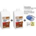 HG parket en hout wasvloerreiniger (product 66)- 2 stuks - Gratis Knijpkat - Gratis Zaklamp