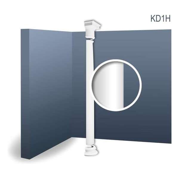 Halve Zuil compleet set Origineel Orac Decor KD1H LUXXUS Hoogwaardig driedelig set sokkel schacht kapiteel 2.43 m Halve Zuil compleet set Origineel Orac Decor KD1H LUXXUS Hoogwaardig driedelig set sokkel schacht kapiteel 2.43 m