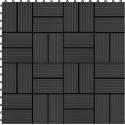 Terrastegels 30x30 cm 1 m² HKC zwart 11 st