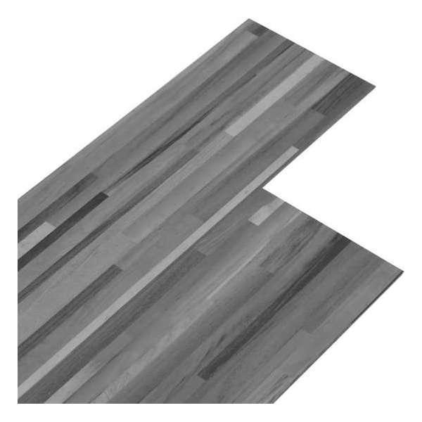 vidaXL Vloerplanken zelfklevend 4.46 m² 3 mm PVC gestreept grijs vidaXL Vloerplanken zelfklevend 4.46 m² 3 mm PVC gestreept grijs