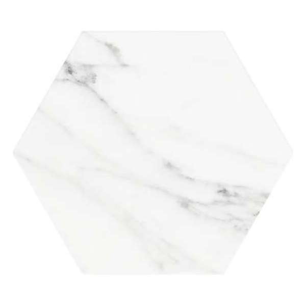 Hexagon tegel | Cosmo | 20 x 24 cm | Wit Hexagon tegel | Cosmo | 20 x 24 cm | Wit
