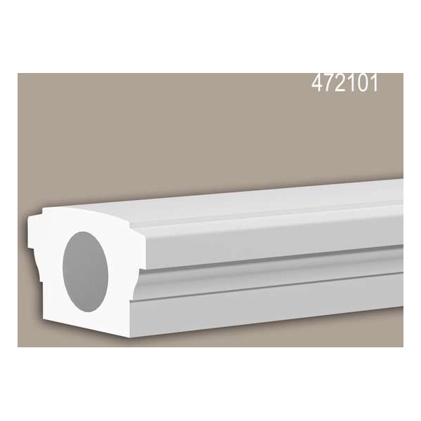 Balustradehandleuning Profhome 472101 Exterieur lijstwerk Balustrade Gevelelement neo-classicisme stijl wit 3 m Balustradehandleuning Profhome 472101 Exterieur lijstwerk Balustrade Gevelelement neo-classicisme stijl wit 3 m