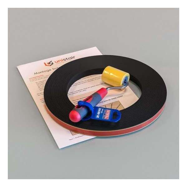 STARTPAKKET antislip traptape 18 mm ZWART 15 meter STARTPAKKET antislip traptape 18 mm ZWART 15 meter