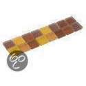 Listello Silk oker glas 4,8x19,5 cm -  Oker Prijs per 1 stuk.