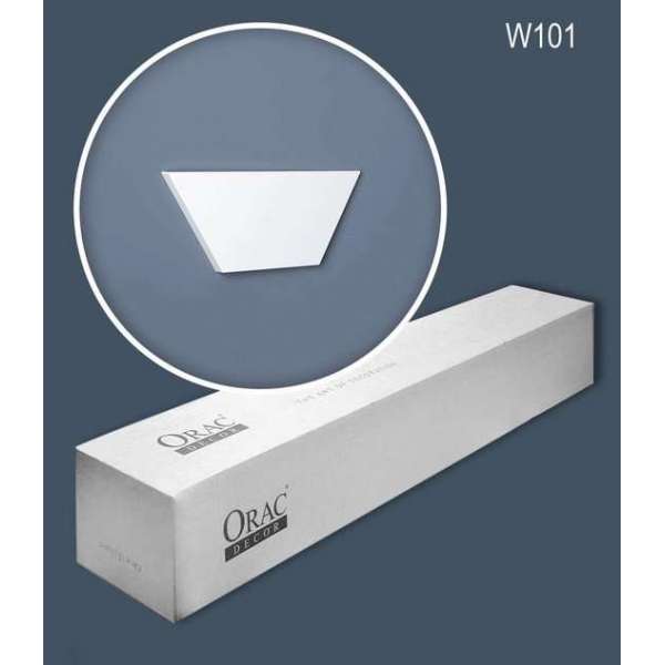 Orac Decor W101 MODERN TRAPEZIUM 1 doos 10 stukken 3d muurpaneel 0,52 m2 Orac Decor W101 MODERN TRAPEZIUM 1 doos 10 stukken 3d muurpaneel 0,52 m2
