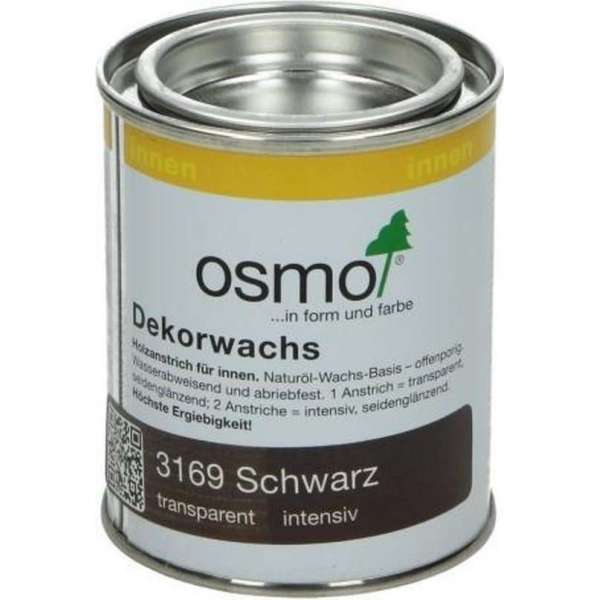 OSMO Decorwas Creativ 3169 zwart 0,125L OSMO Decorwas Creativ 3169 zwart 0,125L